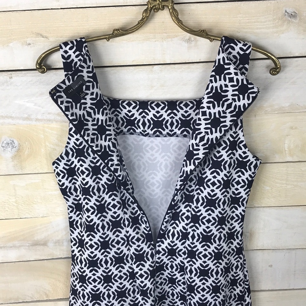 The Limited Printed Fit and Flare Dress Size 2 - Picture 5 of 5